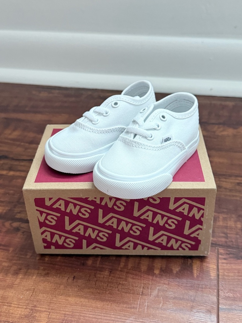 Vans Infant White Authentic Shoes